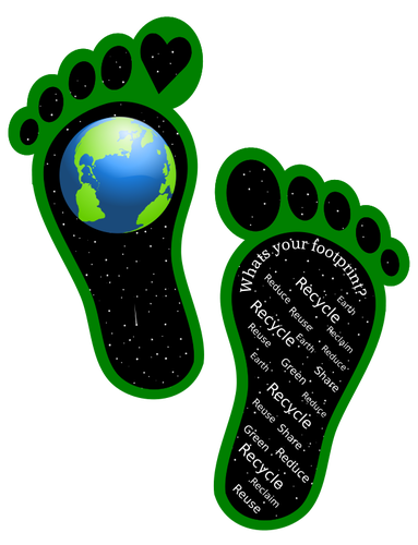 Green footprints