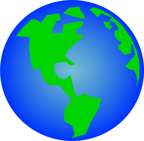 Símbolo de terra do planeta