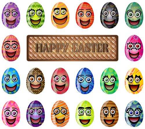 Vector image of Easter poster