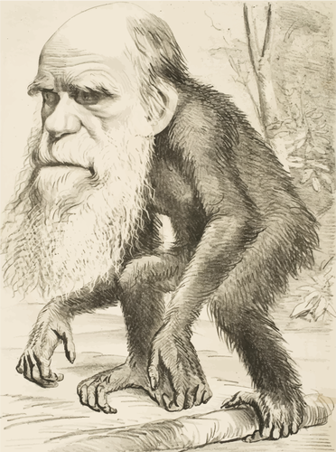 Чарльз Дарвин обезьяна