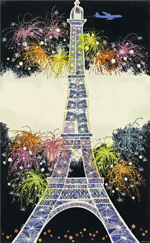 Eiffeltornet tireworks