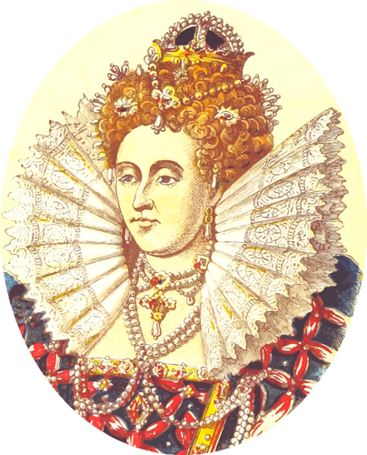 Queen Elizabeth I vector image