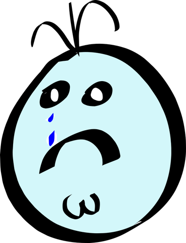 Emoticon with tears
