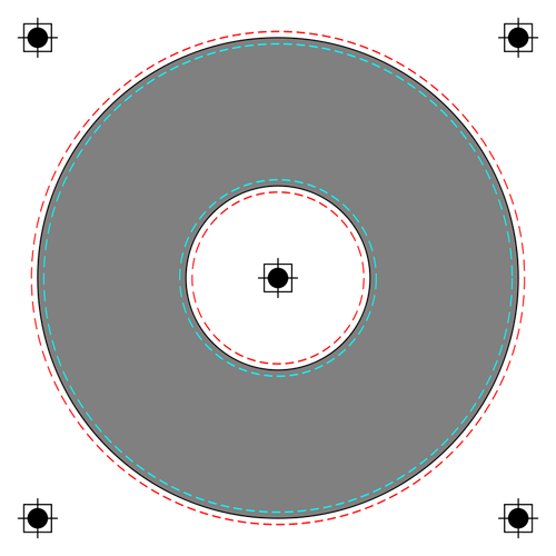 Vector CD label mal