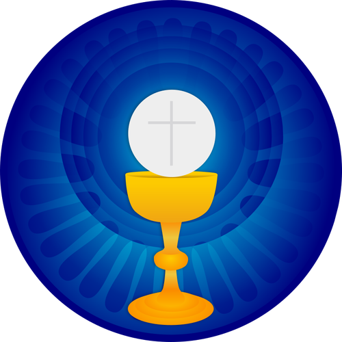 Ilustración de símbolo de la Eucaristía