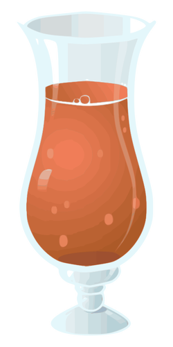 Exotisk juice vektorritning