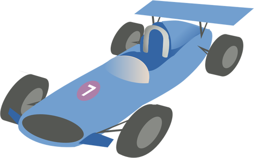 Vector image of f1 bolide