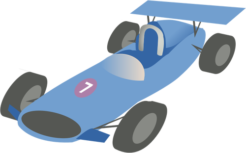 Vector image of f1 bolide