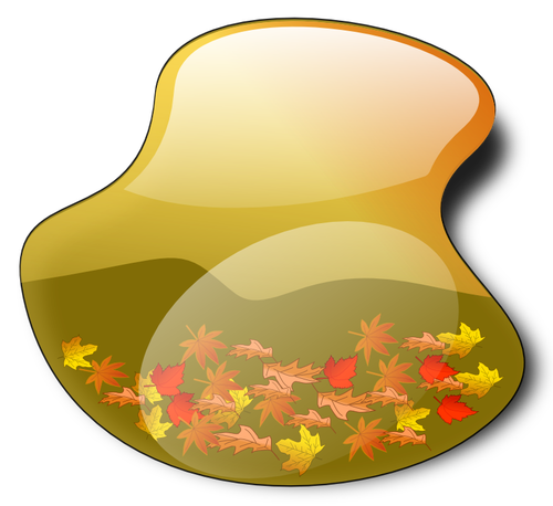 Fall landscape vector illustration