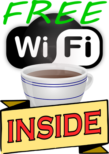 無料の Wi-Fi ステッカー