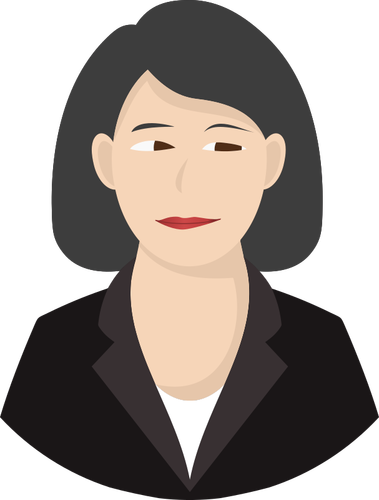 Gambar vektor wanita avatar