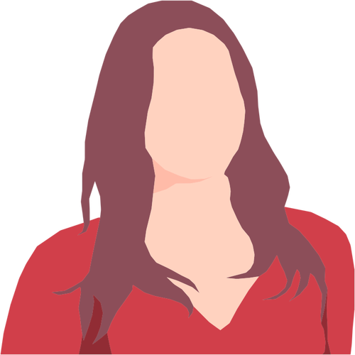 Avatar feminino sem rosto