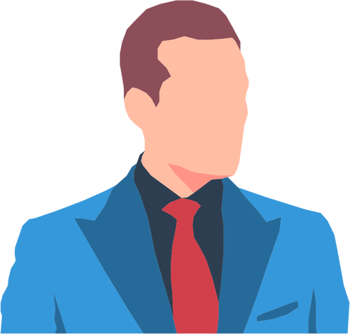 Faceless male avatar image
