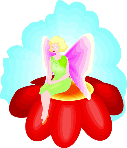 Pixie on a flower