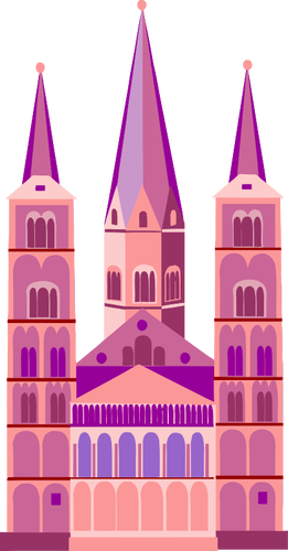 Rosa Kirche Bild