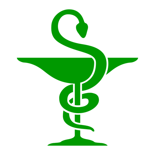 Imagem de vetor do símbolo de farmácia