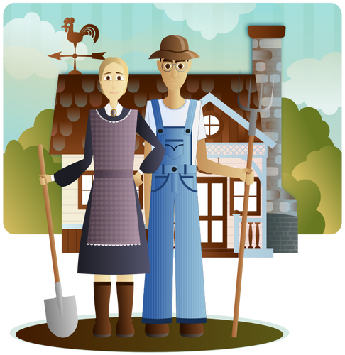 Couple Amish
