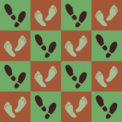 Feet pattern