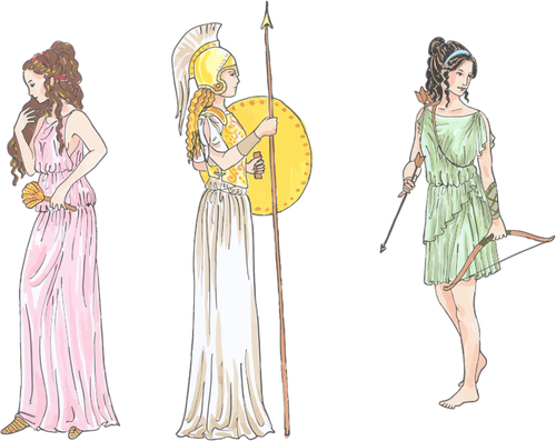 Женские мифологические фигуры