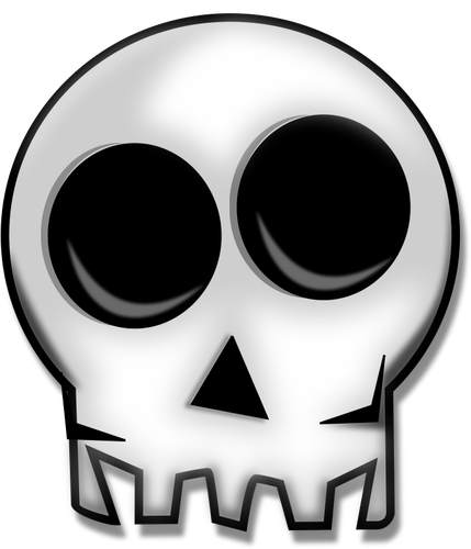 Top half of human skull vector image