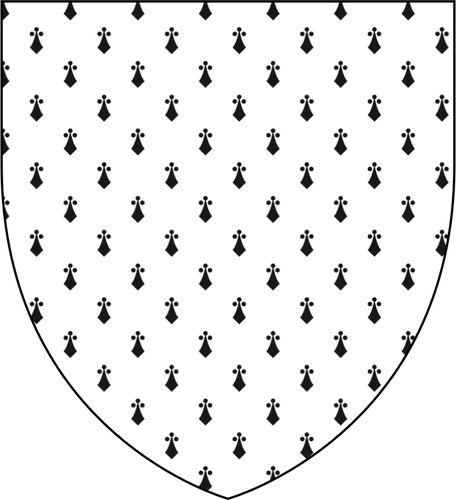 Shield with seamless pattern
