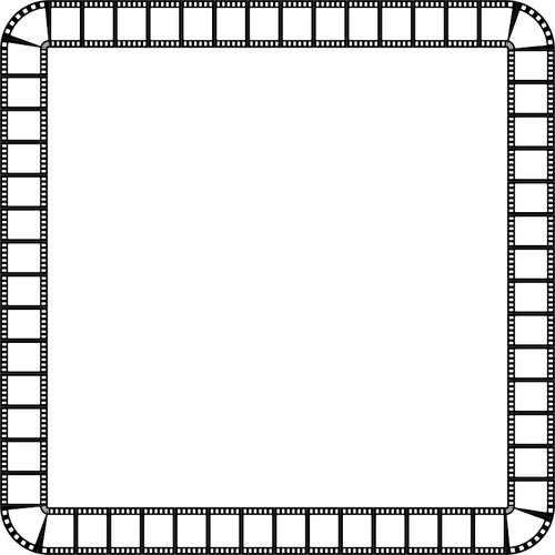 フィルムのストリップの正方形のフレーム