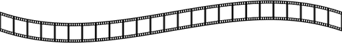 Wellenförmige Streifen Filmbild