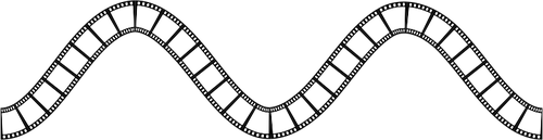 Wavy film strip