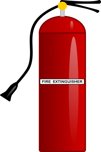 Imagem vetorial de extintor de incêndio