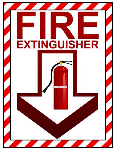 Fire Extinguisher Sign