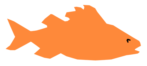 Obraz pomarańczowy ryba