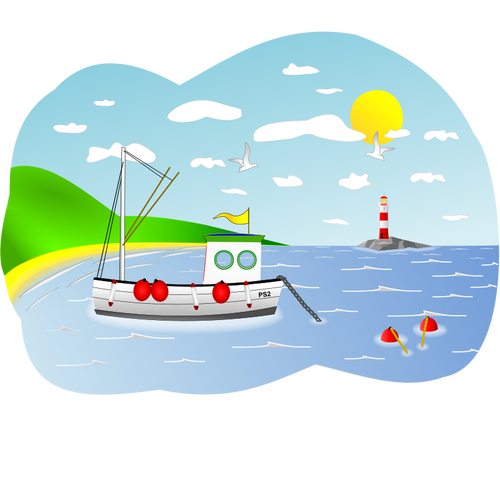 Download Coastal fishing | Public domain vectors