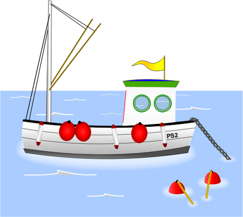 Vieux bateau de pêche