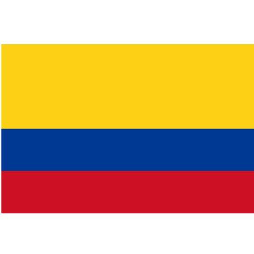 哥伦比亚国旗矢量