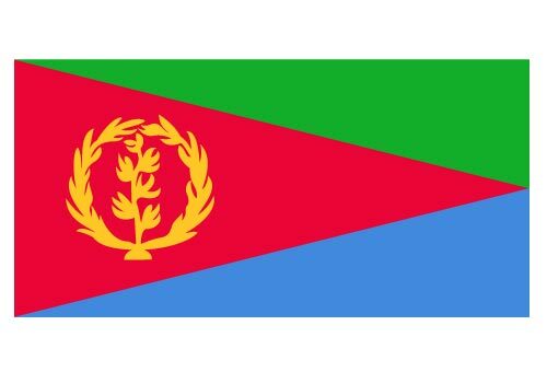 Vector bandeira de Eritréia