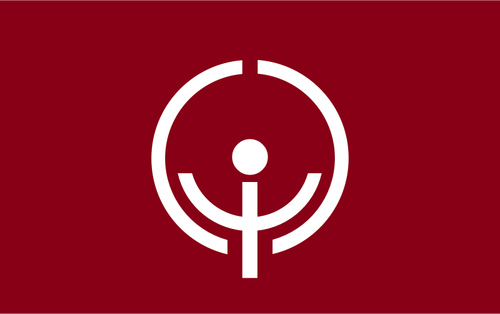Hongo, Fukushima के ध्वज