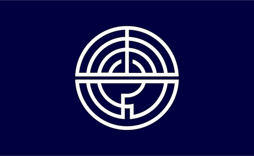 金田、福岡の旗