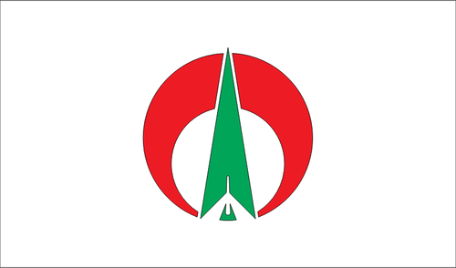 福岡沖の旗