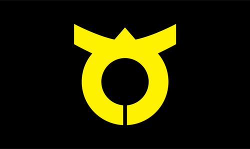 Wakamiya, फुकुओका का ध्वज