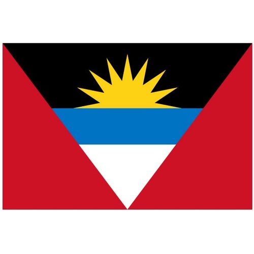 Vektor-Flagge von Antigua und Barbuda