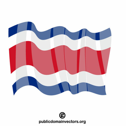Nationalflagge von Costa Rica