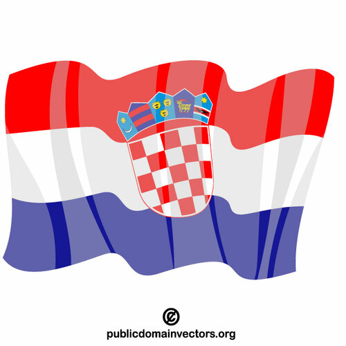 Drapeau de la Croatie