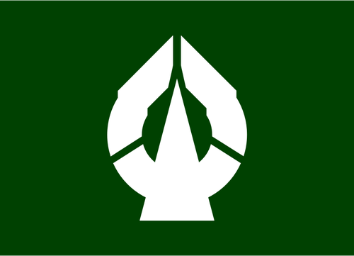 花山，宫城县的旗帜