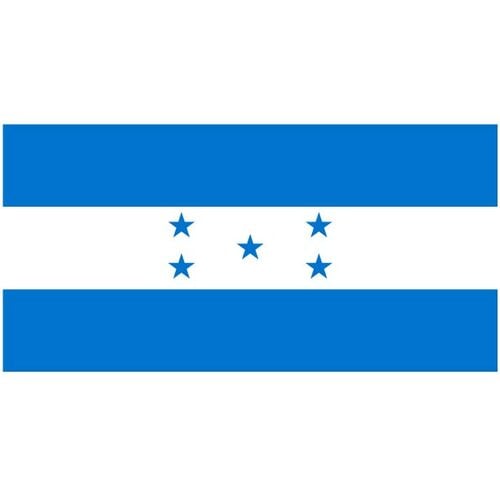 Vector flag of Honduras