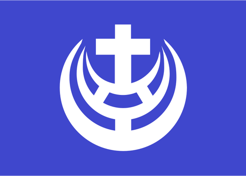 Flagge von Jushiyama, Aichi