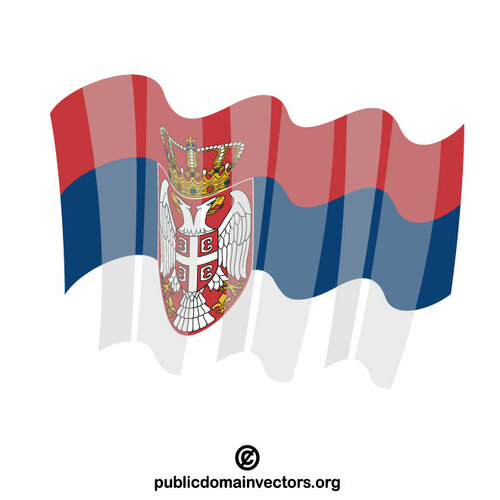 Bandiera della Serbia