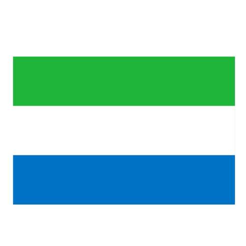 Flaga wektor Sierra Leone
