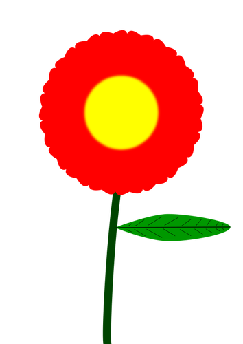 Röd blomma