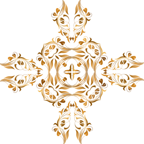 Цветочным Золотой крест