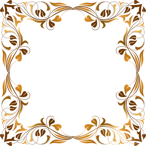 Floral Frame Vektorgrafik